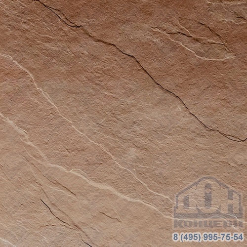 Натуральный камень сланец коричневый 600х300