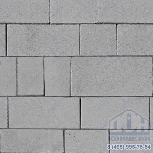 Тротуарная плитка Инсбрук Тироль, 60 мм, серый, гладкая