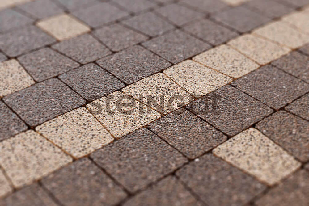 Тротуарнаяя плитка Steingot Granit Premium Классики Арко Caramello
