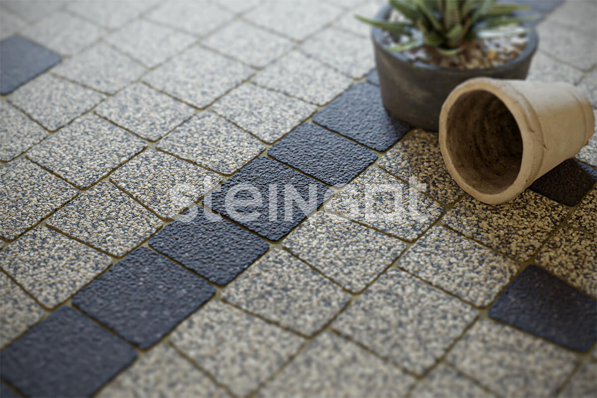 Тротуарнаяя плитка Steingot Granit Premium Классики Арко Stella Nera