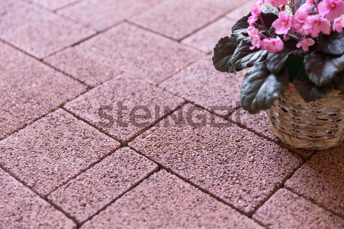 Тротуарнаяя плитка Steingot Granit Premium Бавария Rosa Sardo