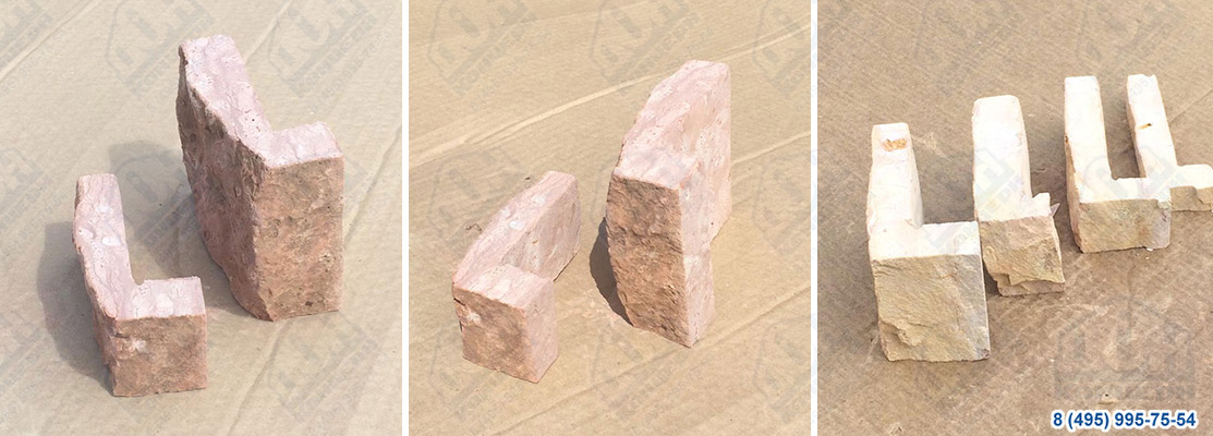 Угловые элементы из натурального камня