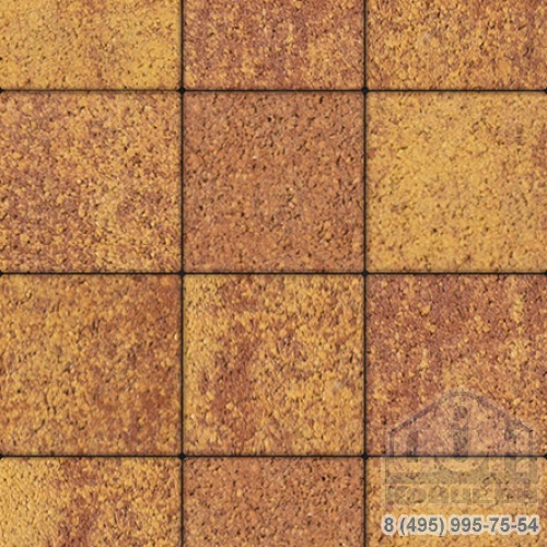 Тротуарная плита бетонная «ЛА-ЛИНИЯ» - Б.1.К.6 Листопад гладкий Каир