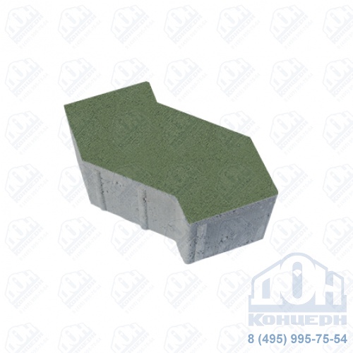 Тротуарная плита бетонная «S-ФОРМА» - В.3.Ф.10 Стандарт Зеленый