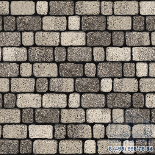 Тротуарная плита бетонная «АРЕНА» - Б.1.АР.6 Листопад гранит Антрацит