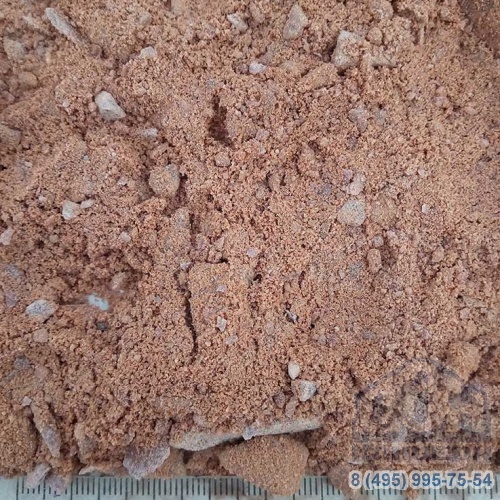 Малиновый кварцит песок (мучка ) 0,5- 10 мм