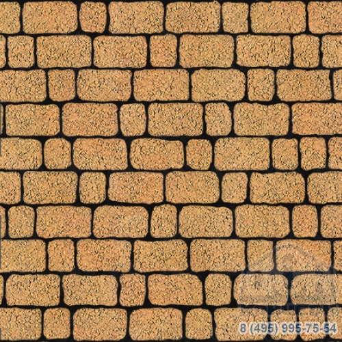 Тротуарная плита бетонная «АРЕНА» - Б.1.АР.6 Листопад гладкий Сахара
