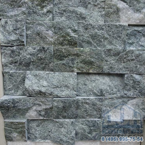 3D плитка из натурального камня Мрамор полоска зеленая