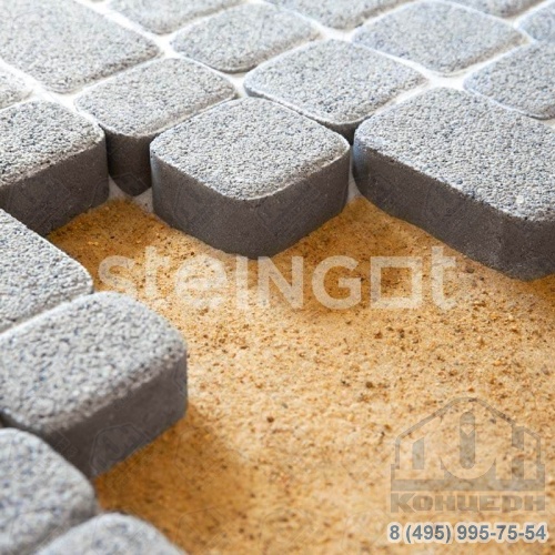 Тротуарная плитка Steingot Granit Premium Классика «Bianco Nero»