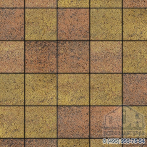 Тротуарная плита бетонная «ЛА-ЛИНИЯ» - Б.2.К.6 Листопад гладкий Саванна