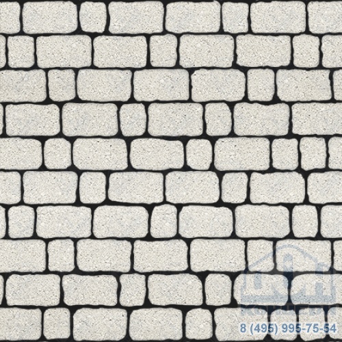 Тротуарная плита бетонная «АРЕНА» - Б.1.АР.6 Стандарт Белый