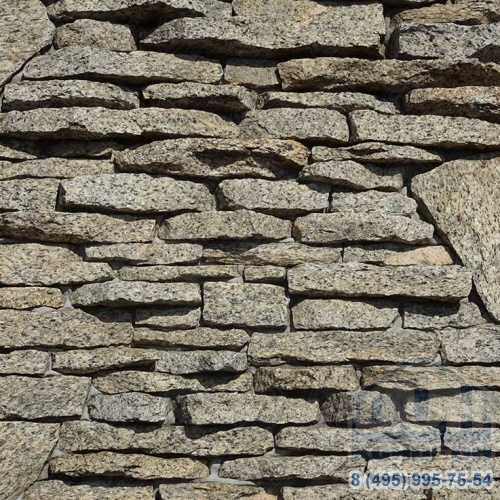 3D плитка из натурального камня Горбушка гранит Брусянский