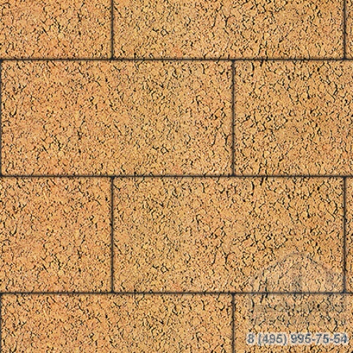 Тротуарная плита бетонная «ЛА-ЛИНИЯ» - Б.5.П.6 Листопад гладкий Сахара