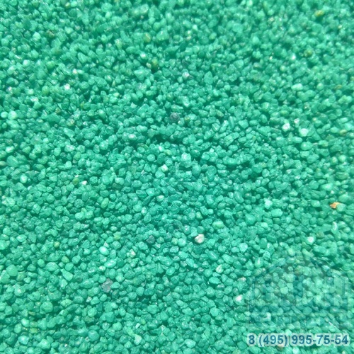 Крошка крашенная зеленая фр.1-3 мм