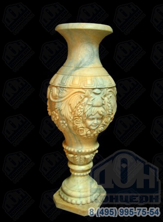 Декоративная ваза из мрамора V-010