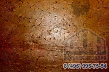 Натуральный камень сланец «Molten Cooper» для облицовки