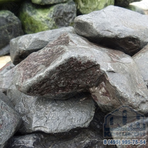 Бутовый камень талькомагнезит галтованный 70-120 состаренный (Антик)