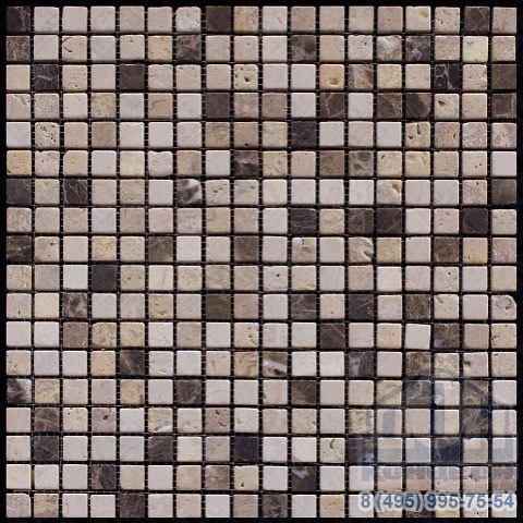 Мозаика из натурального камня MT-88-15T ( Modena Emperador MIX)