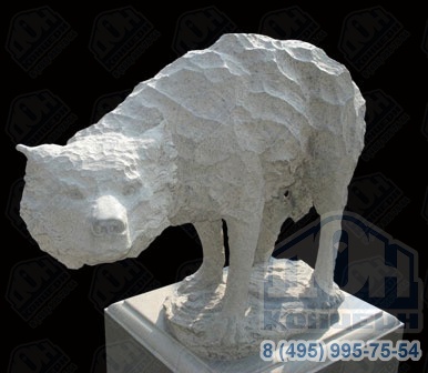 Скульптура из гранита Волк A-027