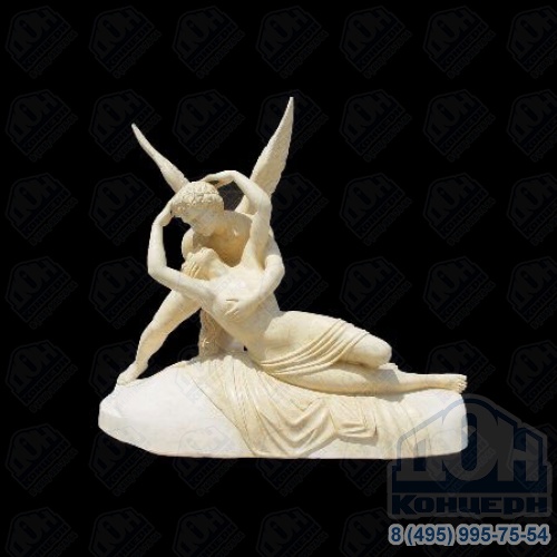 Скульптура из мрамора «Амур и Психея»
