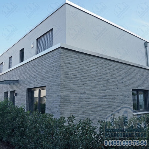 Клинкерная плитка под кирпич Interbau Brick Loft INT 574 Hellgrau 360х52
