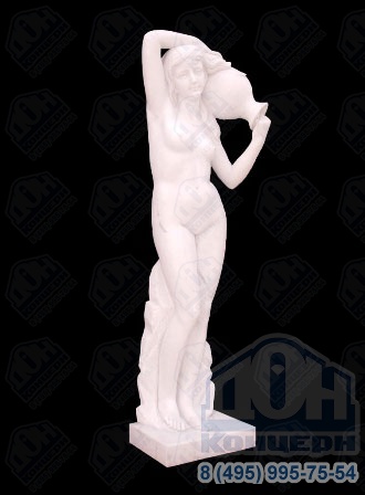 Скульптура из мрамора «Девушка с кувшином» S-053