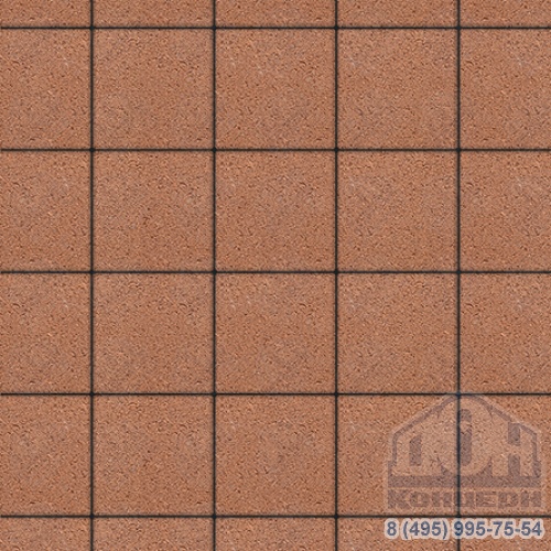 Тротуарная плита бетонная «ЛА-ЛИНИЯ» - Б.2.К.6 Гранит Оранжевый