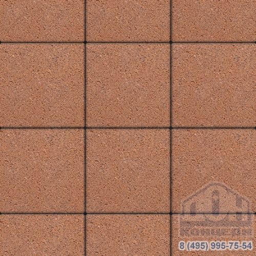 Тротуарная плита бетонная «ЛА-ЛИНИЯ» - Б.1.К.6 Стандарт Оранжевый