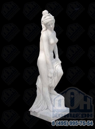 Копия скульптуры Кристофера-Габриэля Аллегрэйна «Купальщица» S-083 из мрамора