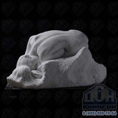 Скульптура мраморная О. Родена «Данаида» S-114
