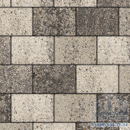 Тротуарная плита бетонная «ЛА-ЛИНИЯ» - Б.1.П.8 Листопад гранит Антрацит
