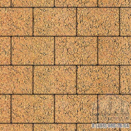 Тротуарная плита бетонная «ЛА-ЛИНИЯ» - Б.1.П.8 Листопад гладкий Сахара