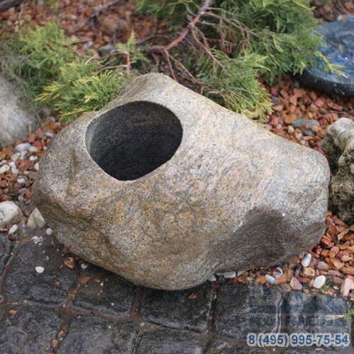 Камень кашпо большой №3
