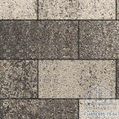Тротуарная плита бетонная «ЛА-ЛИНИЯ» - Б.5.П.6 Листопад гранит Антрацит