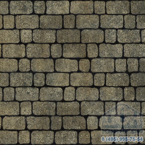 Тротуарная плита бетонная «АРЕНА» - Б.1.АР.6 Листопад гладкий Старый замок