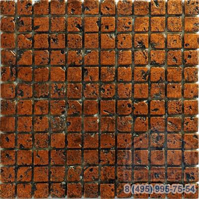Мозаика из натурального камня Copper Leaf