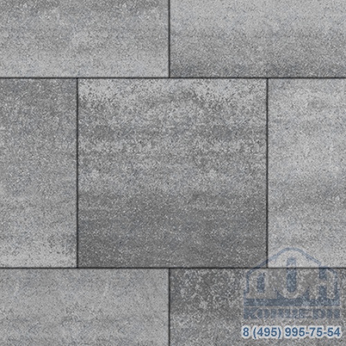 Тротуарная плитка  «КВАДРУМ» - Б.5.К.6 Искусственный камень Шунгит