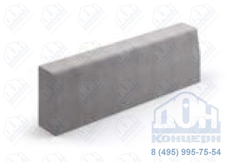 Дорожный бетонный бордюр Standard Серый 1000х300х150