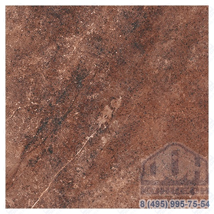 Клинкерная плитка напольная Interbau Abell 271 Красно-коричневая 310x310 мм