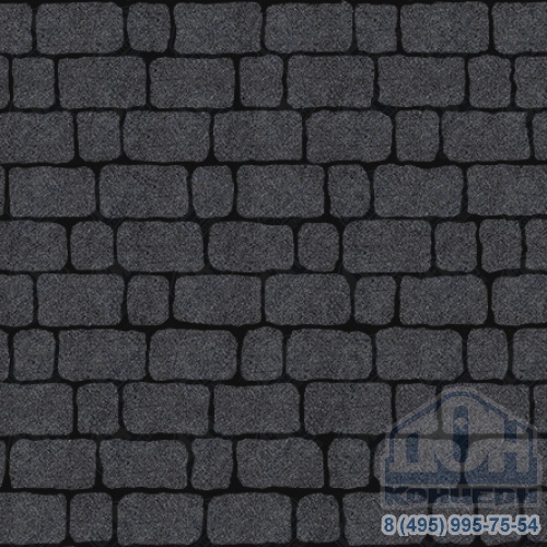 Тротуарная плита бетонная «АРЕНА» - Б.1.АР.6 Стоунмикс Черный