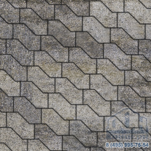 Тротуарная плита бетонная «S-ФОРМА» - В.3.Ф.10 Искусственный камень Габбро