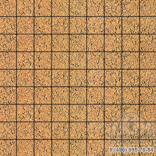 Тротуарная плита бетонная «ЛА-ЛИНИЯ» - Б.3.К.6 Листопад гладкий Сахара