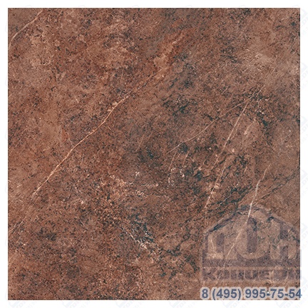 Клинкерная плитка напольная Interbau Abell 271 Красно-коричневая 310x310 мм