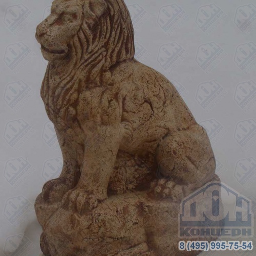 Скульптура из шамота «Лев» малый