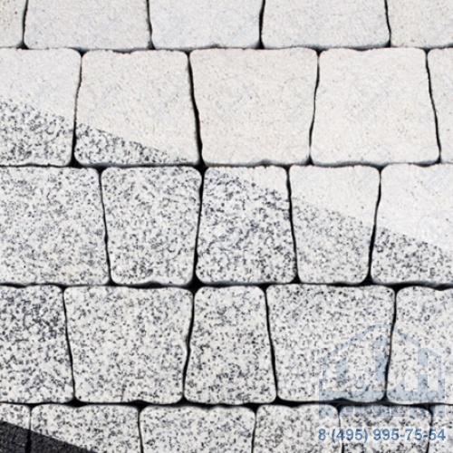Тротуарная плита бетонная «АНТИК» - А.3.А.4 Стоунмикс белый