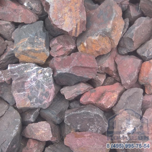 Каменная крошка яшма сургучная 20-40 мм