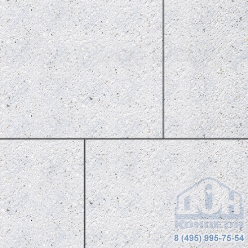 Тротуарная плита бетонная «КВАДРУМ» - Б.7.К.8 Стоунмикс Белый