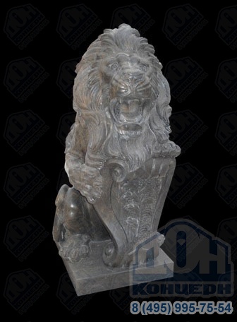 Скульптура из мрамора Лев А-020
