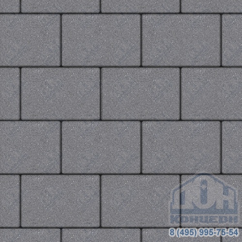 Тротуарная плита бетонная «ЛА-ЛИНИЯ» - Б.1.П.6 Стандарт Серый