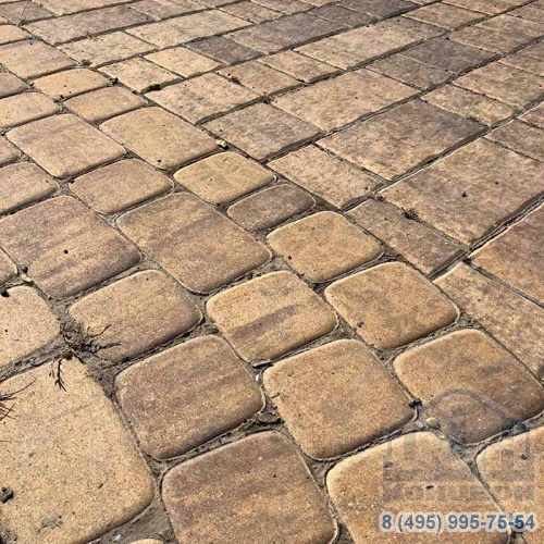 Тротуарная плитка Ривьера Янтарь (комплект)